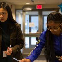 Image of students signing in to National First Gen Day event